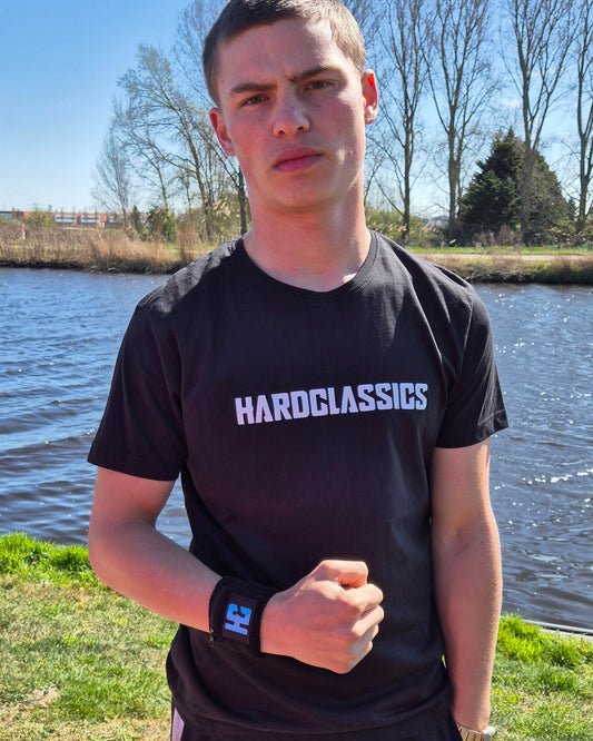 hardclassics logo shirt zwart