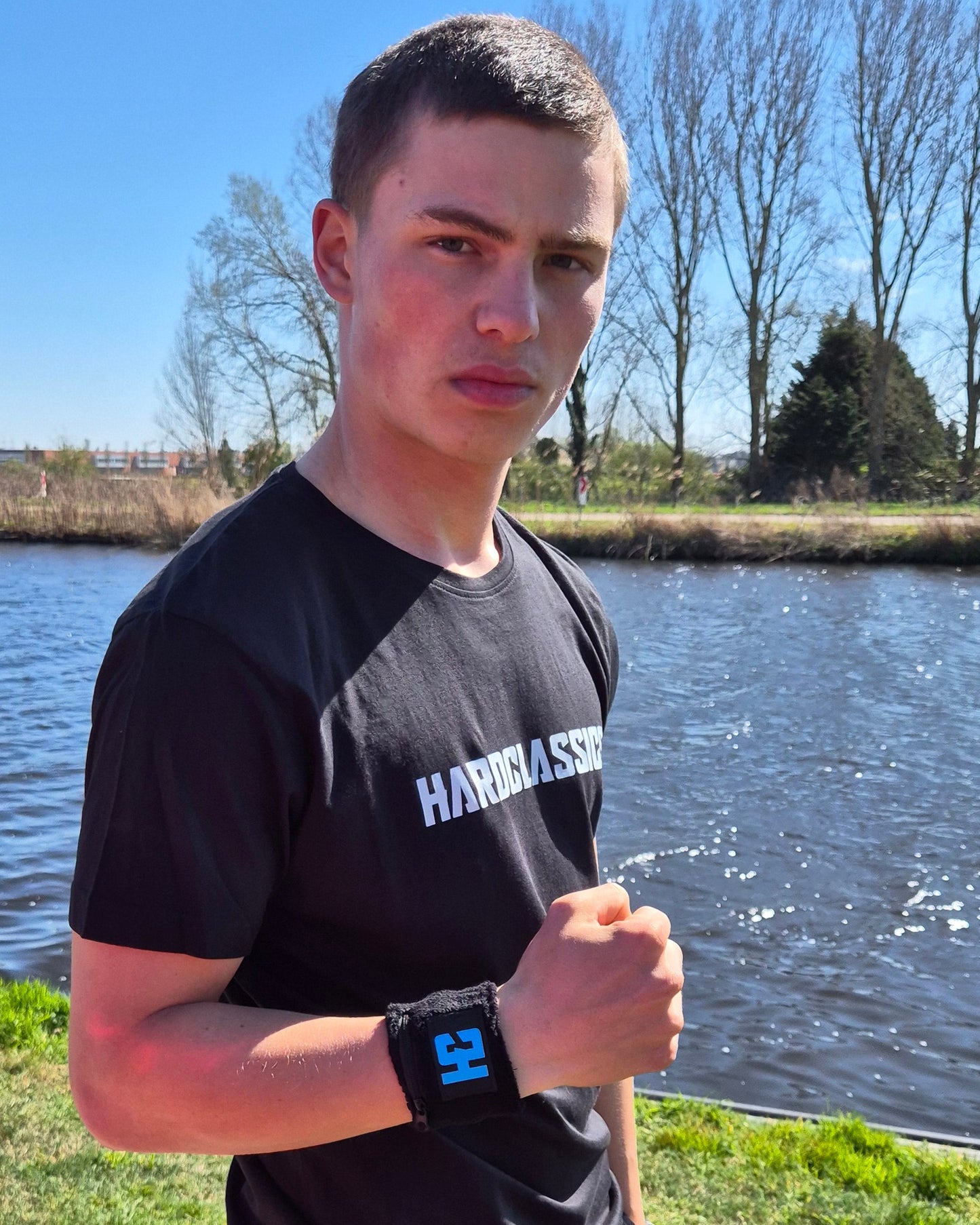 hardclassics logo shirt zwart
