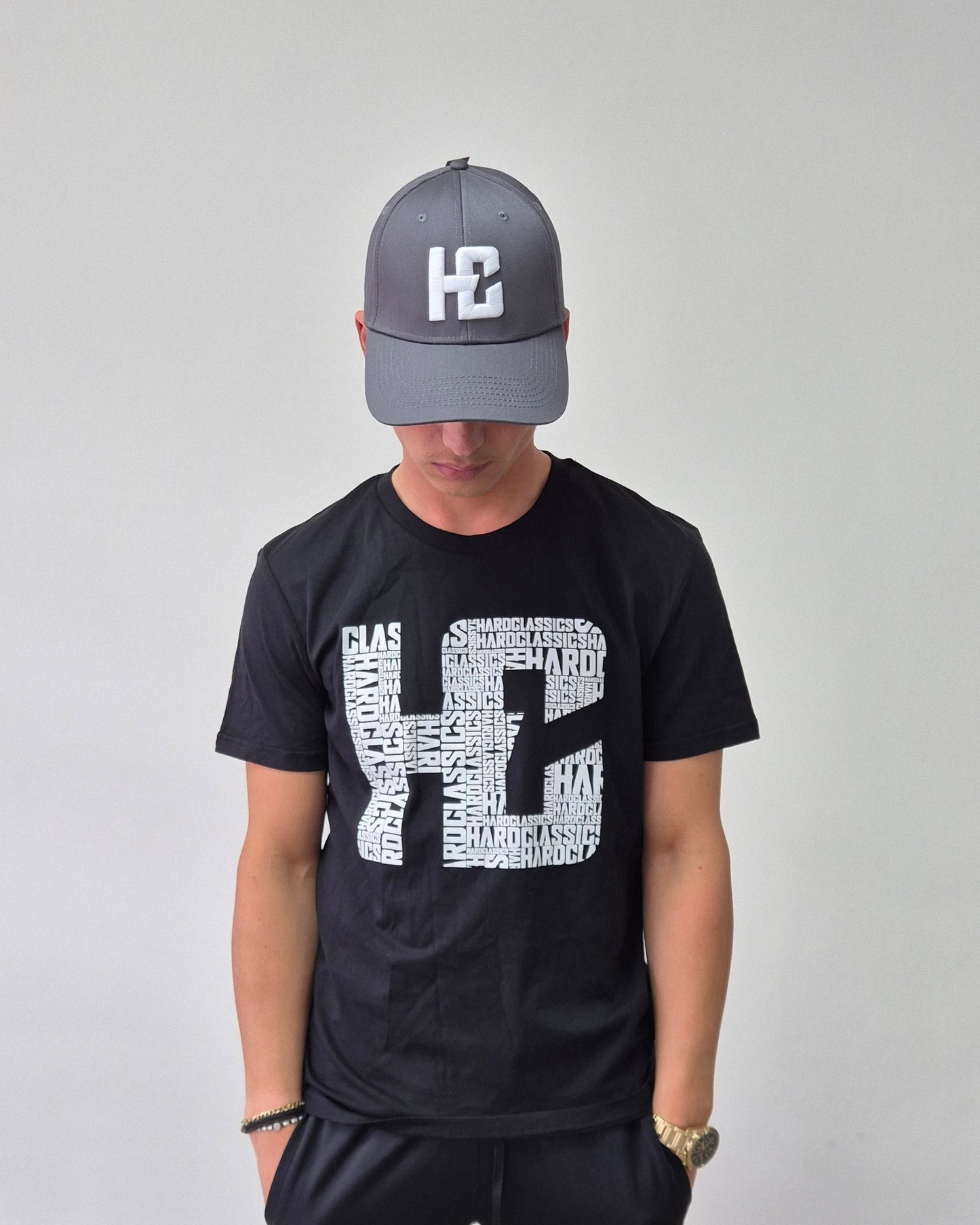 hardclassics logo shirt zwart