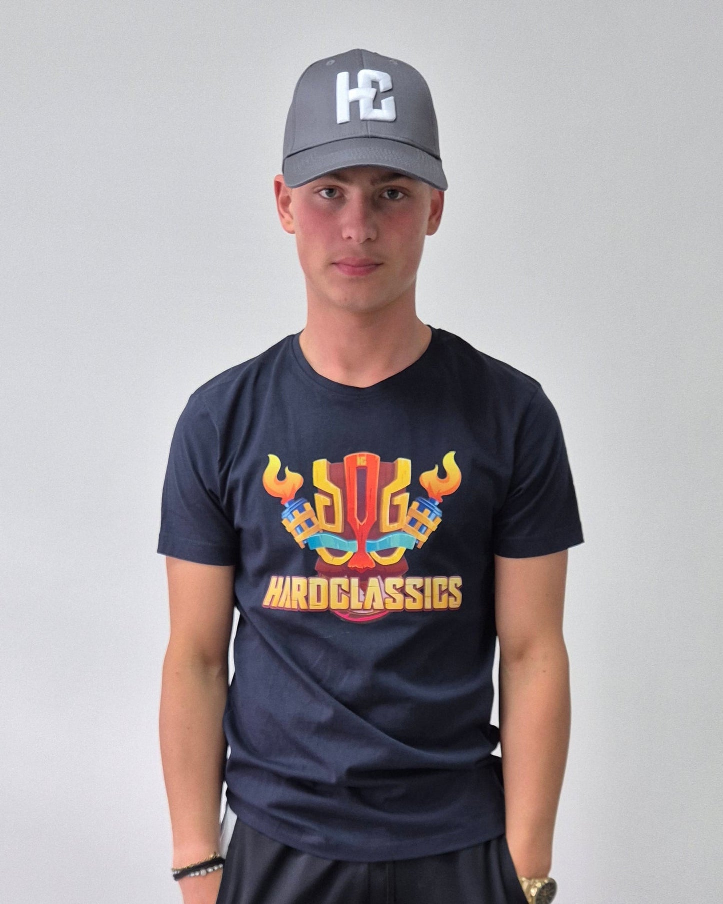 hardclassics totem shirt donker blauw
