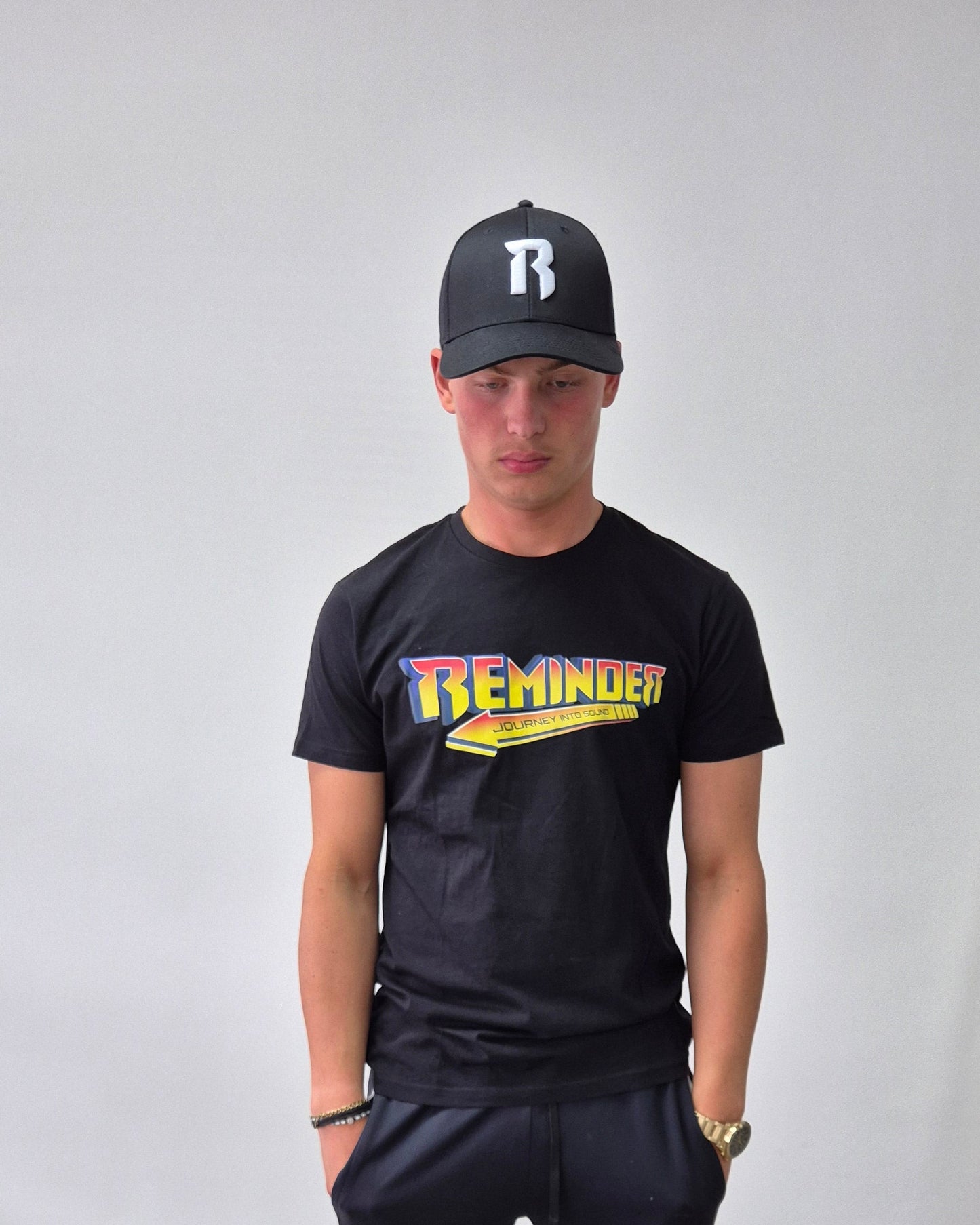 Reminder journey into sound shirt zwart