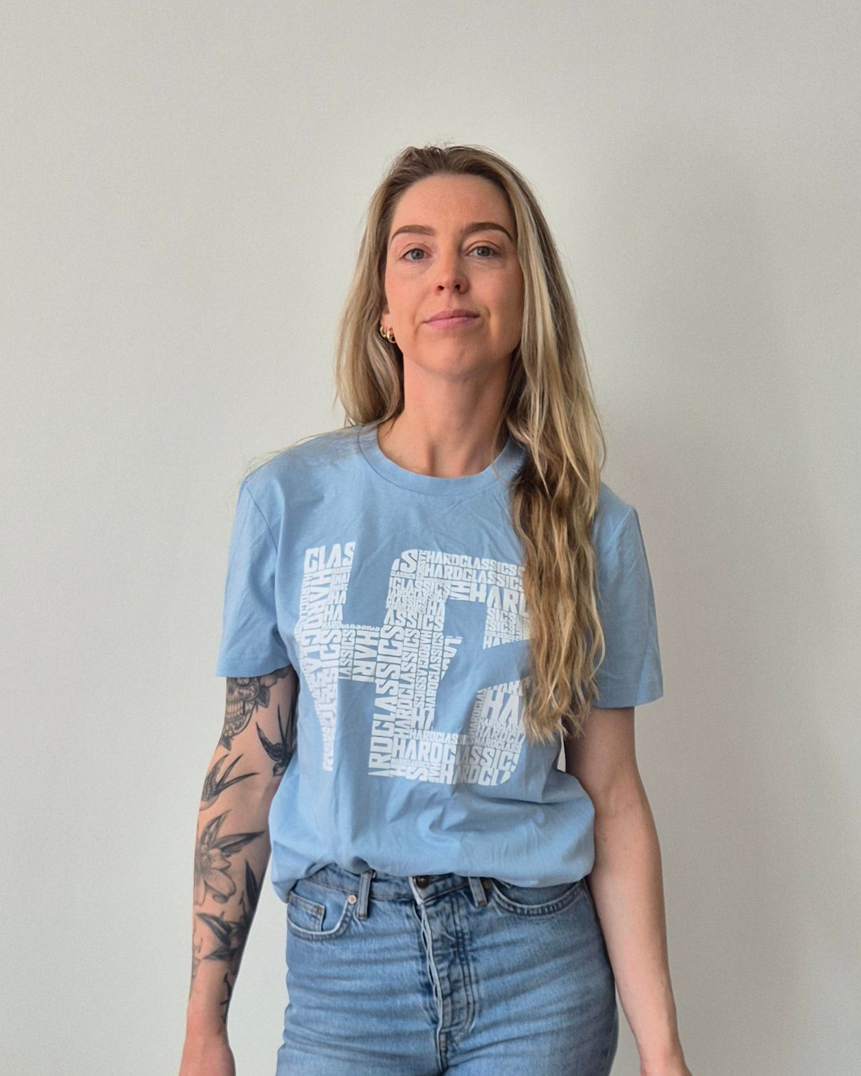 HardClassics HC logo shirt Licht Blauw