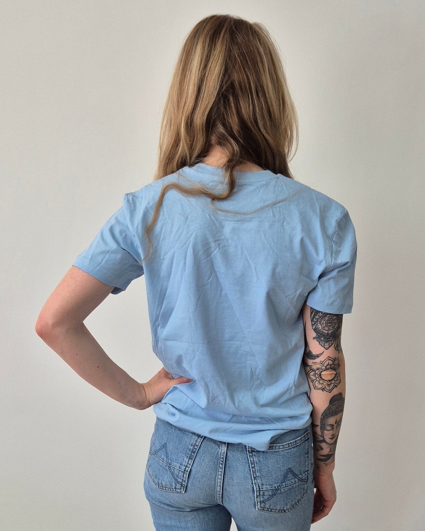 HardClassics HC logo shirt Licht Blauw