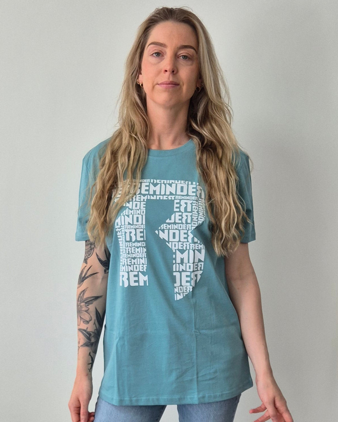 Reminder R logo shirt Teal