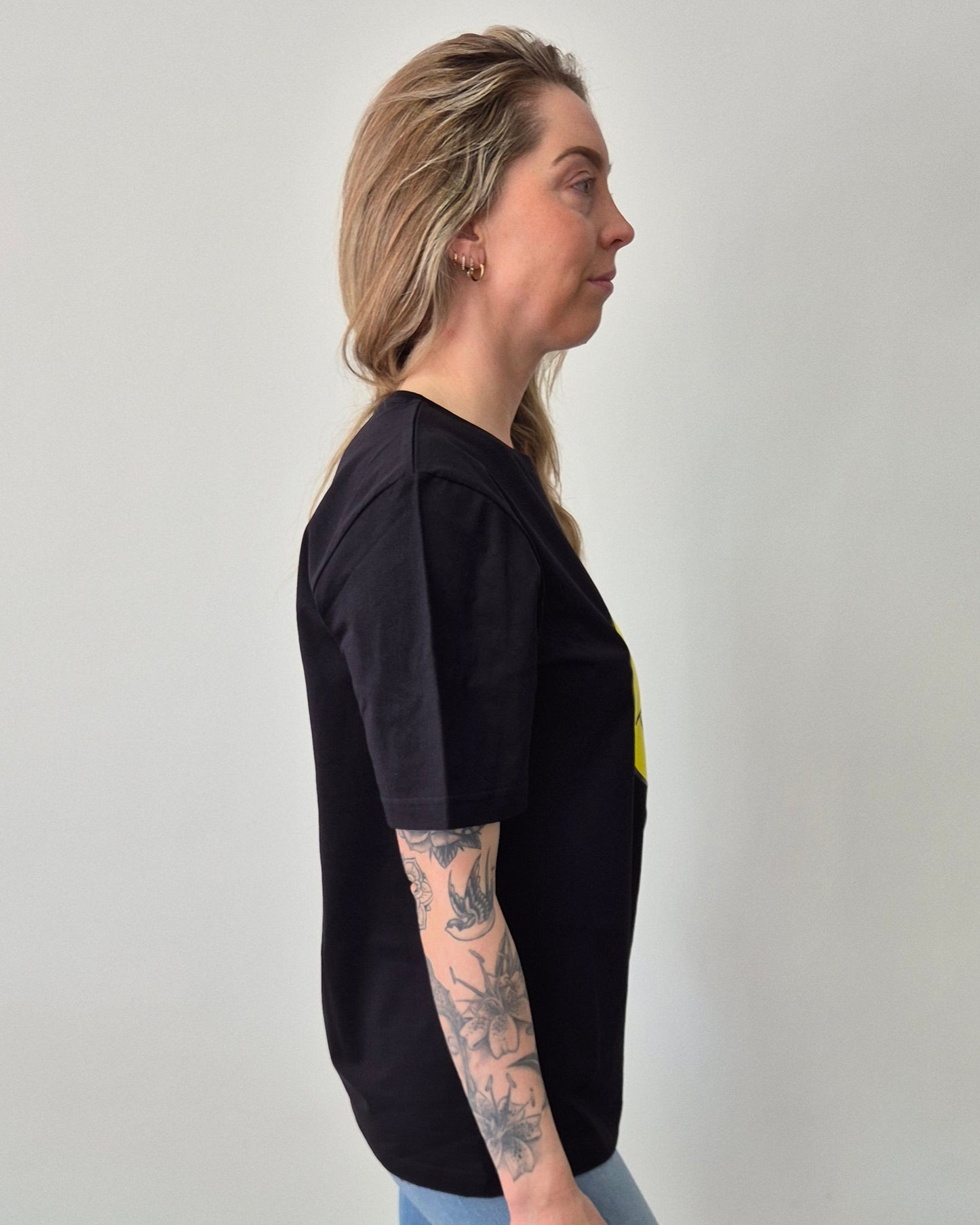 Shirt zwart smiley