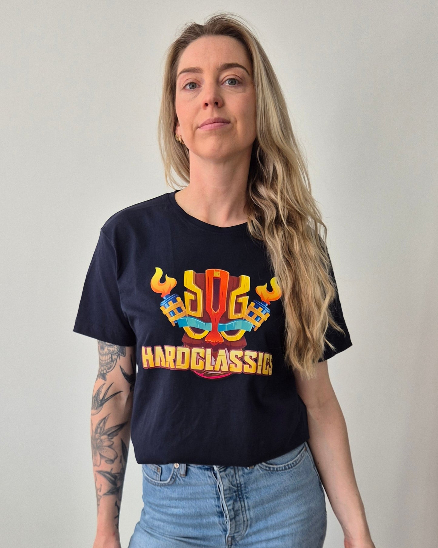 HardClassics totem shirt donker blauw