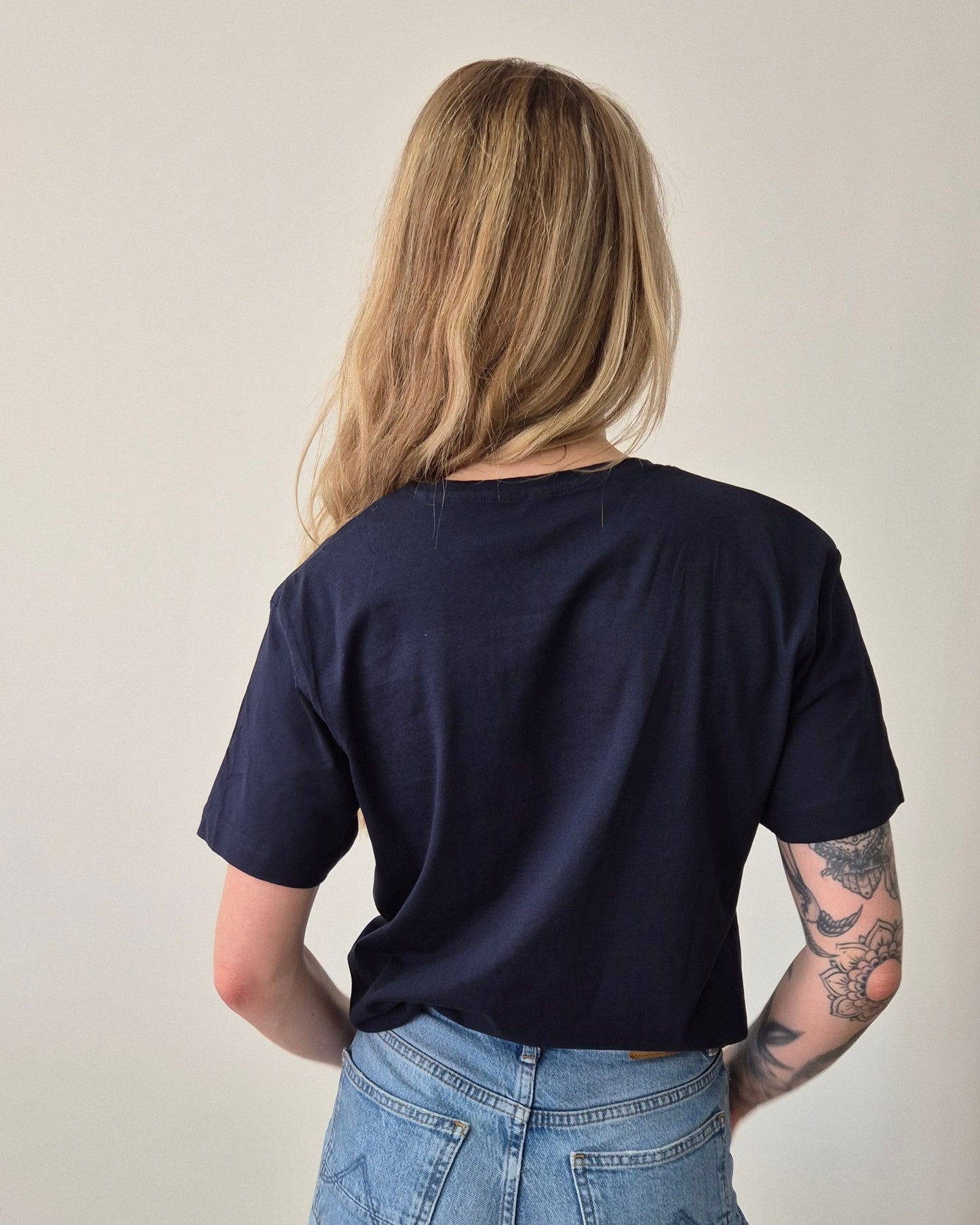 HardClassics totem shirt donker blauw
