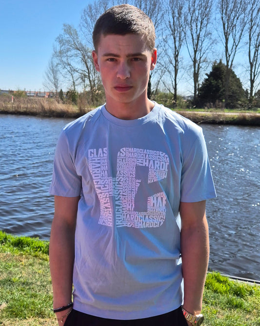 Hardclassics logo shirt blauw