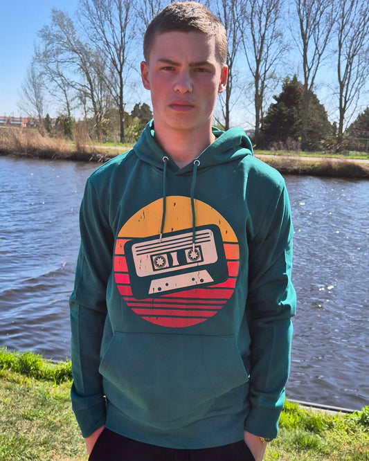 hoodie groen cassette