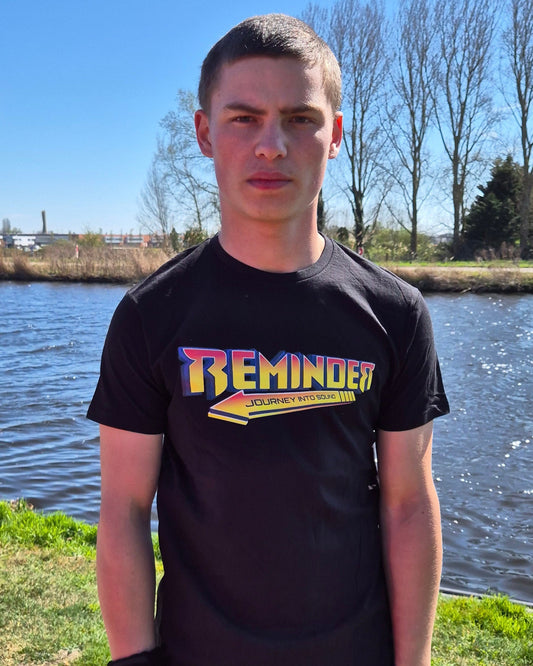 Reminder journey into sound shirt zwart