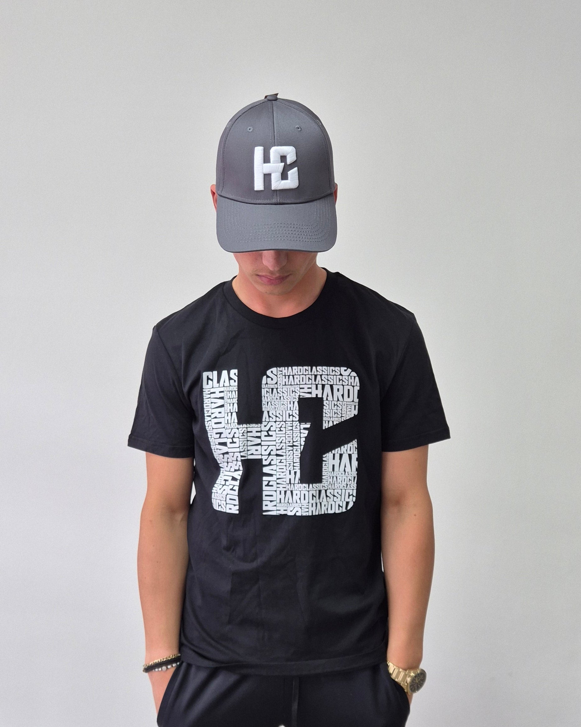 hardclassics logo shirt zwart
