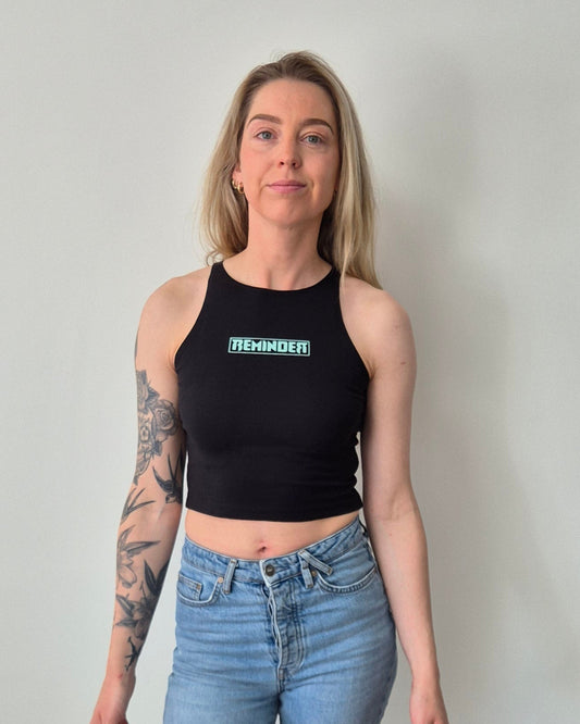 Reminder cropped top